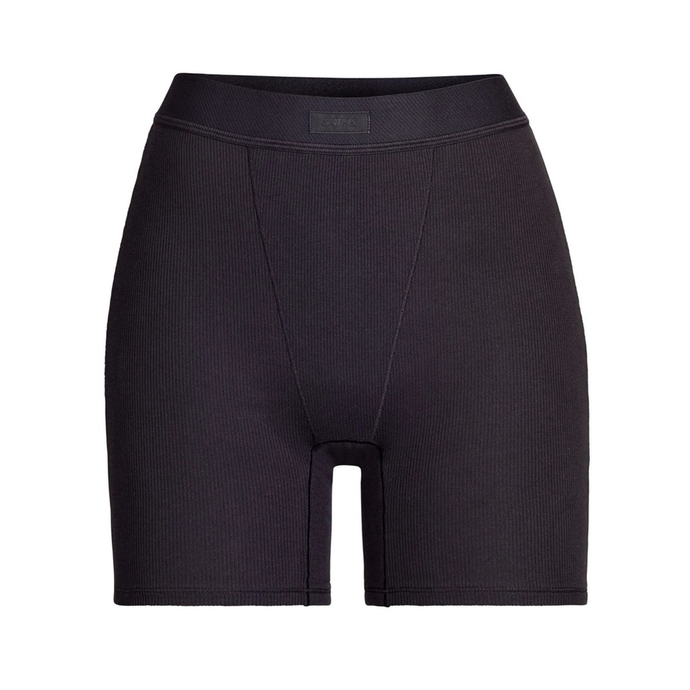 Skims cotton rib boxer onyx